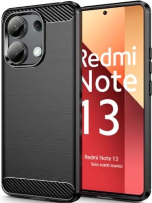 Θήκη Σιλικόνης - Xiaomi Redmi Note 13 4G - Tech-Protect Carbon - Black (5906302300273) 119820