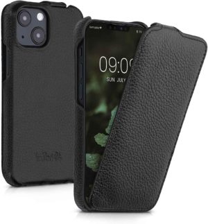 Kalibri Δερμάτινη Θήκη Flip Apple iPhone 13 mini - Ultra Slim Leather Protective Phone Cover - Black (56409.01) 56409.01