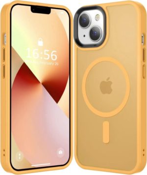 HappyCase Ημιδιάφανη Σκληρή Θήκη MagSafe - Apple iPhone 15 Plus - Matte Orange (8719246415241) 115929