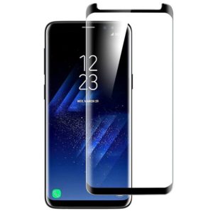Tempered glass 2.5D 9H (small size for cases) Samsung Galaxy S9 Plus-black MPS15754