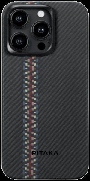 Pitaka Fusion Weaving MagEZ Case 4 - MagSafe Θήκη Aramid Fiber Body Apple iPhone 15 Pro - 0.95mm - 600D - Rhapsody (FR1501P) FR1501P