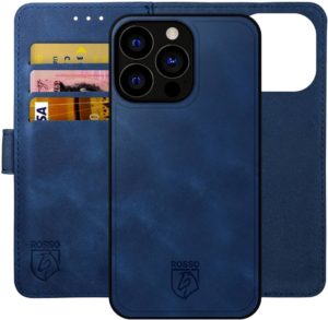 Rosso Element 2 in 1 - PU Θήκη Πορτοφόλι Apple iPhone 15 Pro - Blue (8719246401480) 115920