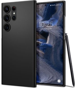 Spigen Θήκη Air Skin - Samsung Galaxy S23 Ultra - Black (ACS05636) ACS05636