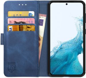Rosso Element PU Θήκη Πορτοφόλι Samsung Galaxy S22 5G - Blue (8719246343117) 96052