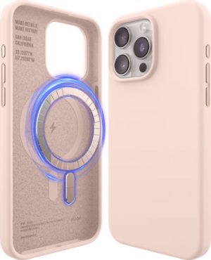 Elago Magnetic Silicone Case - Premium MagSafe Θήκη Σιλικόνης - Apple iPhone 15 Pro Max - Lovely Pink (ES15MSSC67PRO-LPK) ES15MSSC67PRO-LPK