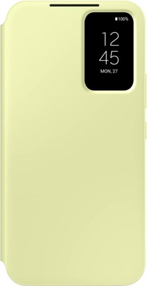 Official Samsung S View Wallet Cover - Θήκη Flip με Ενεργό Πορτάκι Samsung Galaxy A54 - Lime (EF-ZA546CGEGWW) 13020531