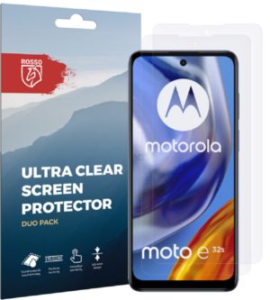 Rosso Ultra Clear Screen Protector - Μεμβράνη Προστασίας Οθόνης - Motorola Moto E32s- 2 Τεμάχια (8719246375668) 110539