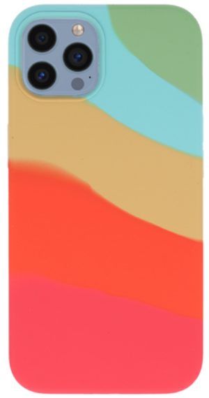 Vivid Silicone Cover - Θήκη Σιλικόνης Apple iPhone 13 Pro Max - Rainbow Waves (VISILI198RAINBOWAVES) 13017678