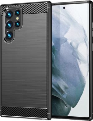 Spacecase Carbon - Θήκη Σιλικόνης - Samsung Galaxy S23 Ultra - Black (5905123461286) 119660