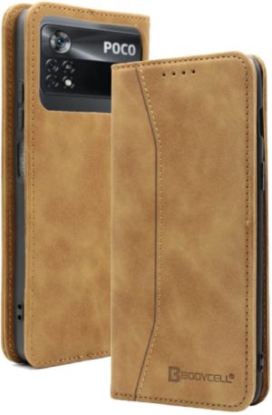 Bodycell Θήκη - Πορτοφόλι Xiaomi Poco X4 Pro 5G - Brown (5206015000935) 04-00909