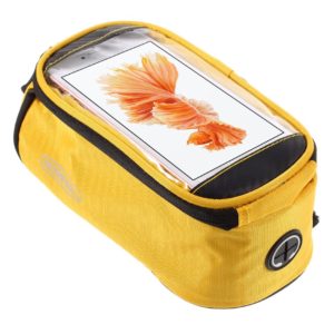 Θήκη ποδηλάτου universal ROSWHEEL Bike Top Tube Bag for Smartphones-Yellow MPS15106
