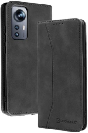Bodycell Θήκη - Πορτοφόλι Xiaomi 12 / 12X - Black (5206015059285) 04-00435