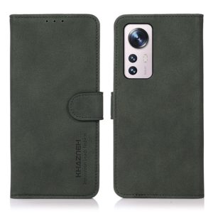 Θήκη Xiaomi 12/12X KHAZNEH Vintage Style Leather Wallet-Green MPS15575