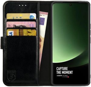 Rosso Element PU Θήκη Πορτοφόλι Xiaomi 13 Ultra - Black (8719246398773) 115042