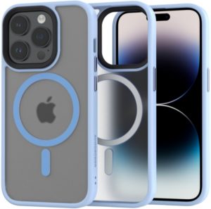 Spacecase Hybrid MagSafe - Σκληρή Ημιδιάφανη Θήκη MagSafe - Apple iPhone 14 Pro - Baby Blue (5905719103040) 119186