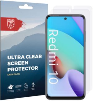 Rosso Ultra Clear Screen Protector - Μεμβράνη Προστασίας Οθόνης - Xiaomi Redmi 10 - 2 Τεμάχια (8719246342523) 96329