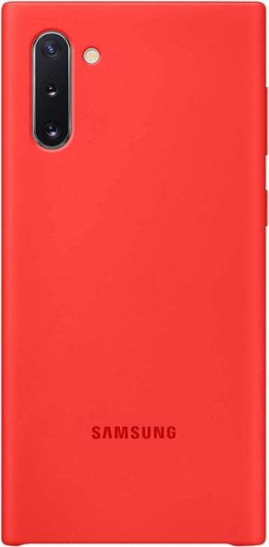 Official Samsung Silicone Cover Θήκη Σιλικόνης - Samsung Galaxy Note 10 - Red (EF-PN970TREGWW) 13013927