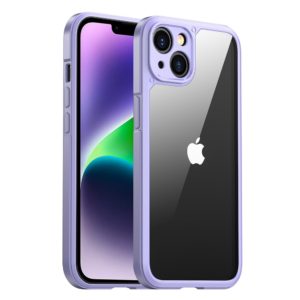 Θήκη IPAKY iPhone 14 Anti-fingerprint Detachable 2-in-1 Hard PC+TPU Cover-Purple MPS15715