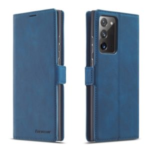 Θήκη Samsung Galaxy Note 20 FORWENW Wallet leather stand Case-blue MPS14576