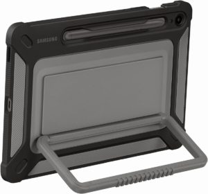 Official Samsung Outdoor Cover - Ανθεκτική Σκληρή Θήκη με Λαβή Μεταφοράς - Υποδοχή S-Pen - Samsung Galaxy Tab S9 FE 10.9 - Black (EF-RX510CBEGWW) 13022228