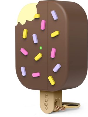 Elago AirPods Ice Cream Case - Θήκη Σιλικόνης για Apple AirPods Pro 2nd Gen - Dark Brown (EAPP2-ICE-DBR) EAPP2-ICE-DBR