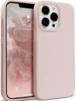 Crong Color Θήκη Premium Σιλικόνης Apple iPhone 13 Pro Max - Sand Pink (CRG-COLR-IP1367-PNK) CRG-COLR-IP1367-PNK