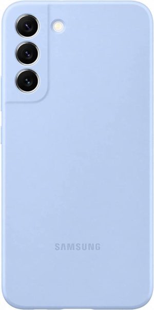 Official Samsung Silicone Cover Θήκη Σιλικόνης - Samsung Galaxy S22 Plus 5G - Sky Blue (EF-PS906TLEGWW) 13018244