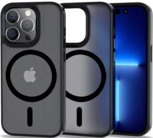 Tech-Protect MagMat - Σκληρή Ημιδιάφανη Θήκη MagSafe Apple iPhone 14 Pro - Matte Black (9589046925474) 116957