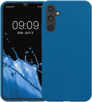 KWmobile Θήκη Σιλικόνης Samsung Galaxy A34 - Caribbean Blue (60809.224) 60809.224