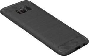 Θήκη Samsung Galaxy S8 Plus 6.2 IPAKY Original Brushed TPU Back Case with Carbon Fiber Decorated -Grey MPS11360