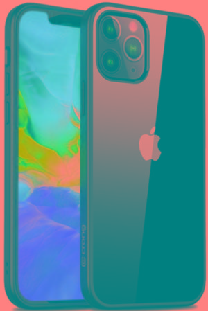 Crong Clear Διάφανη Θήκη με TPU Bumper Apple iPhone 12 Pro Max - Black (CRG-CLRC-IP1267-BLK) CRG-CLRC-IP1267-BLK