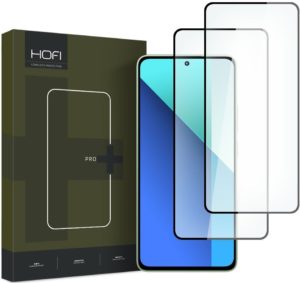 Full Face Αντιχαρακτικό Γυαλί Οθόνης - Xiaomi Redmi Note 13 4G - Hofi Premium Pro+ Tempered Glass - 2 Τεμάχια - Black (5906302300532) 118917