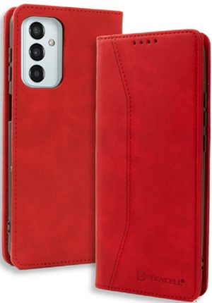 Bodycell Θήκη - Πορτοφόλι Samsung Galaxy M23 - Red (5206015015908) 04-01024