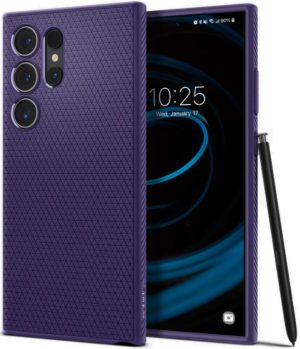 Θήκη Σιλικόνης - Samsung Galaxy S24 Ultra - Spigen Liquid Air - Deep Purple (ACS07449) ACS07449