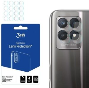 3MK Hybrid Glass Camera Protector - Αντιχαρακτικό Υβριδικό Προστατευτικό Γυαλί για Φακό Κάμερας Realme 8i - 4 Τεμάχια (5903108439459) 88403