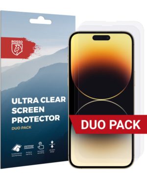 Rosso Ultra Clear Screen Protector - Μεμβράνη Προστασίας Οθόνης - Apple iPhone 14 Pro Max - 2 Τεμάχια (8719246369728) 108366