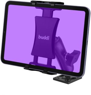 Buddi Tablet Holder Wall Mount - Universal Βάση Τοίχου για Στήριξη Smartphone / Tablet - Black - 5 Έτη Εγγύηση (8719246384707) 115408