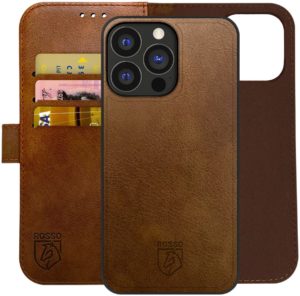 Rosso Element 2 in 1 - PU Θήκη Πορτοφόλι Apple iPhone 14 Pro - Brown (8719246369599) 109176