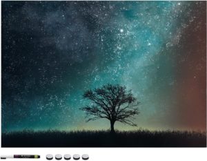 Navaris Magnetic Memo Board Whiteboard - Μαγνητικός Πίνακας Ανακοινώσεων - 50 x 70 cm - Starry Night (49996.07) 49996.07