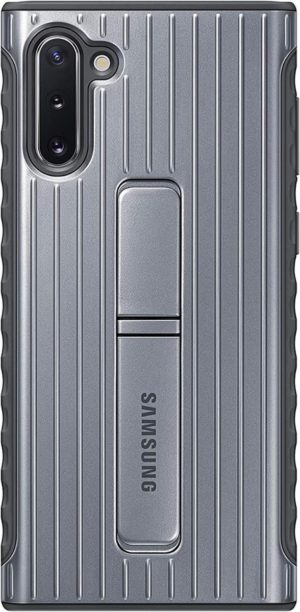 Official Samsung Protective Standing Cover - Θήκη Samsung Galaxy Note 10 - Silver (EF-RN970CSEGWW) 13013918