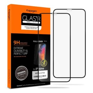 Spigen Premium Tempered Glass - Αντιχαρακτικό Γυάλινο Screen Protector iPhone 11 Pro - Full Cover - 2 Τεμάχια (057GL23120) 057GL23120