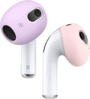 Elago Ear Tips Cover - Αντιολισθητικά Καλύμματα Premium Σιλικόνης Apple AirPods 3rd Gen - Lovely Pink / Lavender - 2 Τεμάχια (EAP3-PADSM-LPKLV) EAP3-PADSM-LPKLV