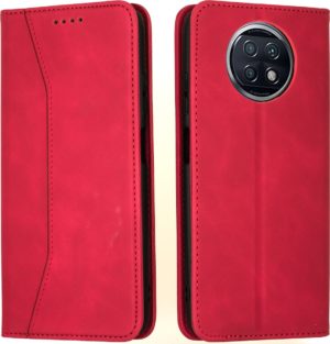Bodycell Θήκη - Πορτοφόλι Xiaomi Redmi Note 9T 5G - Red (5206015063411) 81522