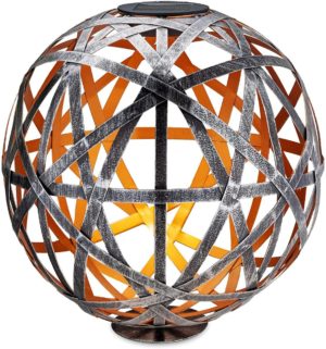 Navaris Outdoor Solar Light Ball - Διακοσμητική Φωτεινή Μπάλα LED - Silver (47543.09) 47543.09