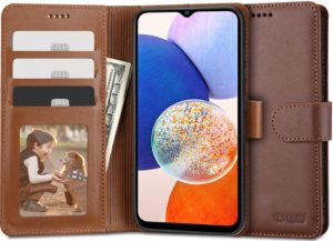 Tech-Protect Wallet - Θήκη Πορτοφόλι Samsung Galaxy A14 - Brown (9490713931875) 113506