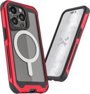 Ghostek Atomic Slim 4 - Ανθεκτική Θήκη MagSafe Apple iPhone 14 Pro - Red (GHOCAS3090) GHOCAS3090