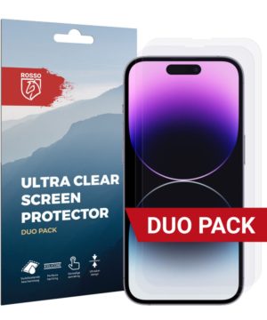 Rosso Ultra Clear Screen Protector - Μεμβράνη Προστασίας Οθόνης - Apple iPhone 14 Pro - 2 Τεμάχια (8719246369711) 108367