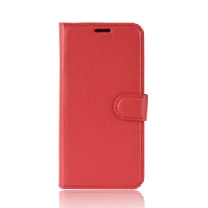Θήκη Xiaomi Redmi Note 6 Pro Litchi Grain Stand Case-Red MPS15817