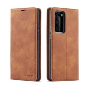 Θήκη Huawei P40 Pro FORWENW Wallet leather stand Case-brown MPS14292