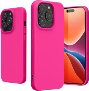 KWmobile Θήκη Σιλικόνης Apple iPhone 14 Pro - Neon Pink (59077.77) 59077.77